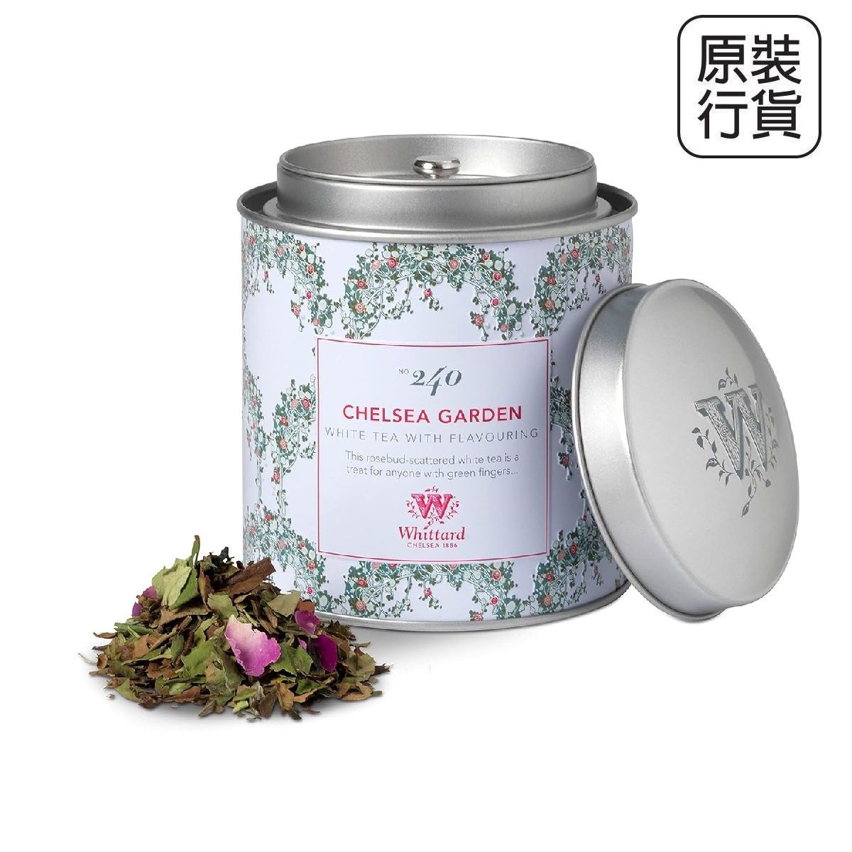 Tea Discoveries 罐裝切爾西花園白茶 (茶葉) 50g 此日期前最佳: 2024年10月18日