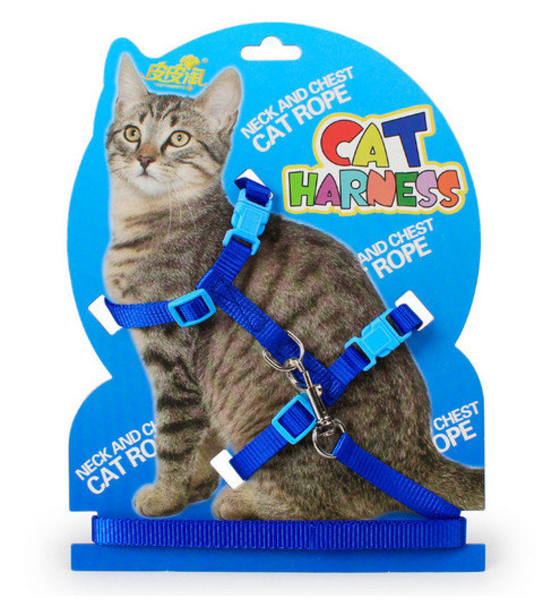 貓拖帶-工字形貓用索引繩 (藍色)#(GTN)