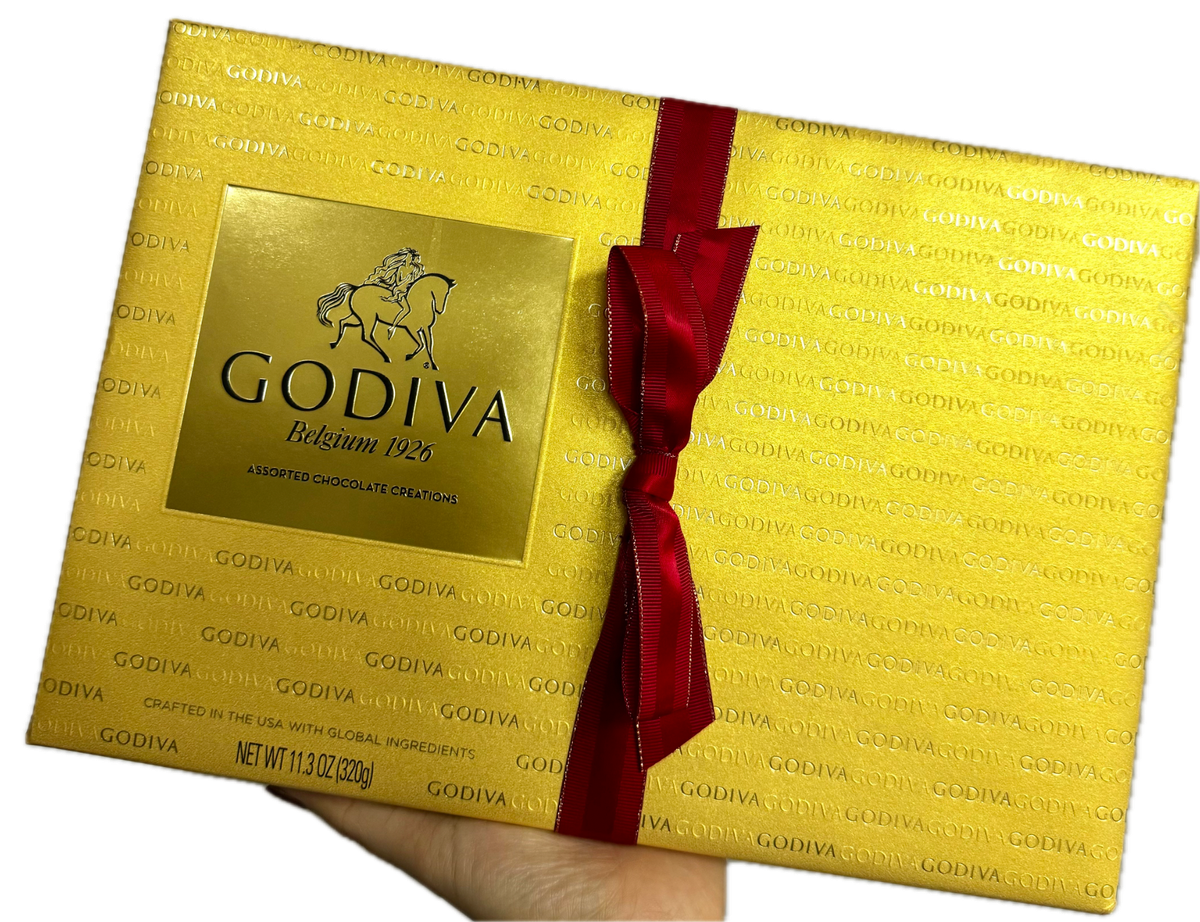 Godiva 朱古力禮盒(27粒裝) 送人一流 (最佳食用日期 2024 OCT）有多種口味 香港門市一定買唔到喱個價錢 【平行進口】