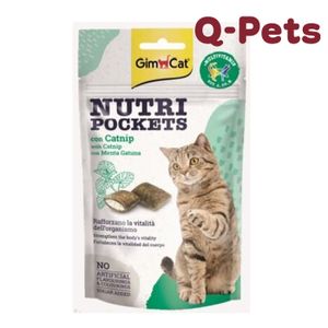 GIMCAT NUTRI POCKETS WITH MINT AND MULTIVITAMIN 60GR