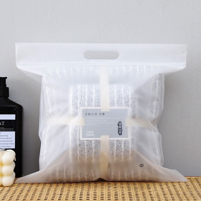 毛巾浴巾兩件套（灰色-毛巾35*75cm+浴巾70*140cm（磨砂袋裝）#(KFF)