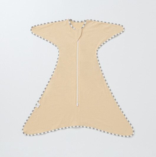 薄款透氣嬰兒加寬加大防踢睡袋（黃色）S-L碼） (下單後請聯絡客服確認發貨尺碼