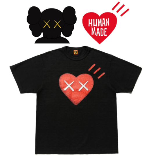 全城熱賣 | (Size S) KAWS x Human Made Round Body T-shirt Tee with