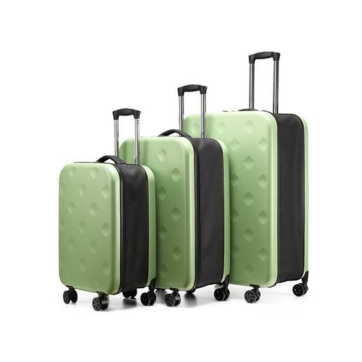 Ultra thin foldable large capacity spinner suitcase