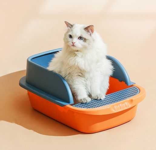 Square litter clearance tray