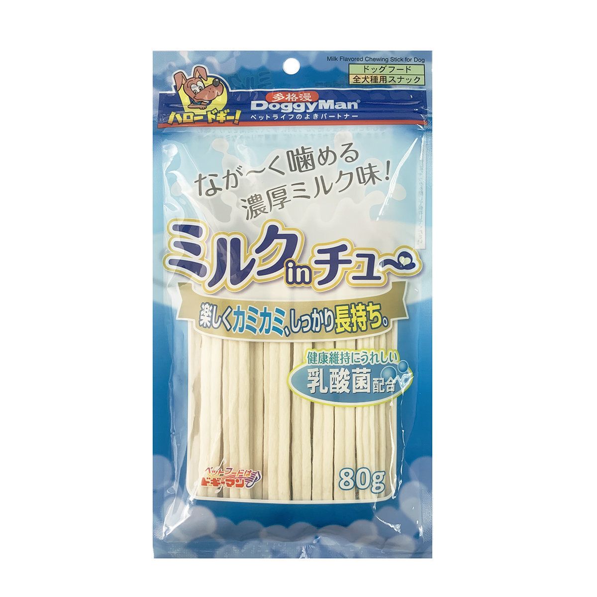 Milk Flavored Chewing Stick for Dog 80g