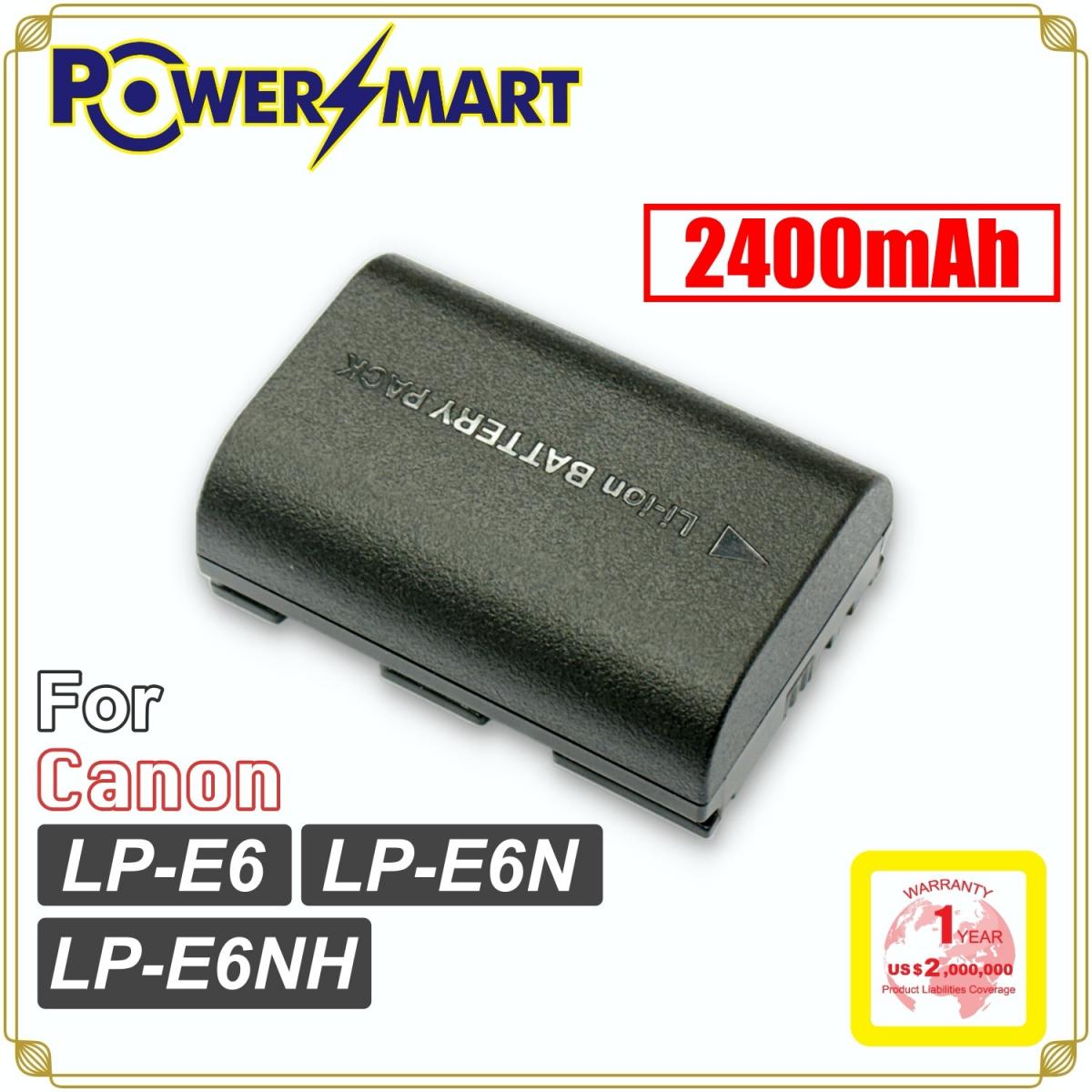 LP-E6+ Replacement Battery for Canon LP-E6/LP-E6N/LP-E6NH