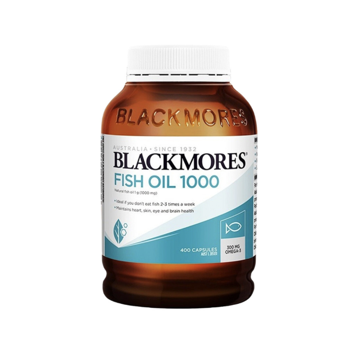 BLACKMORES 澳洲深海魚油丸1000mg 400粒  平行進口