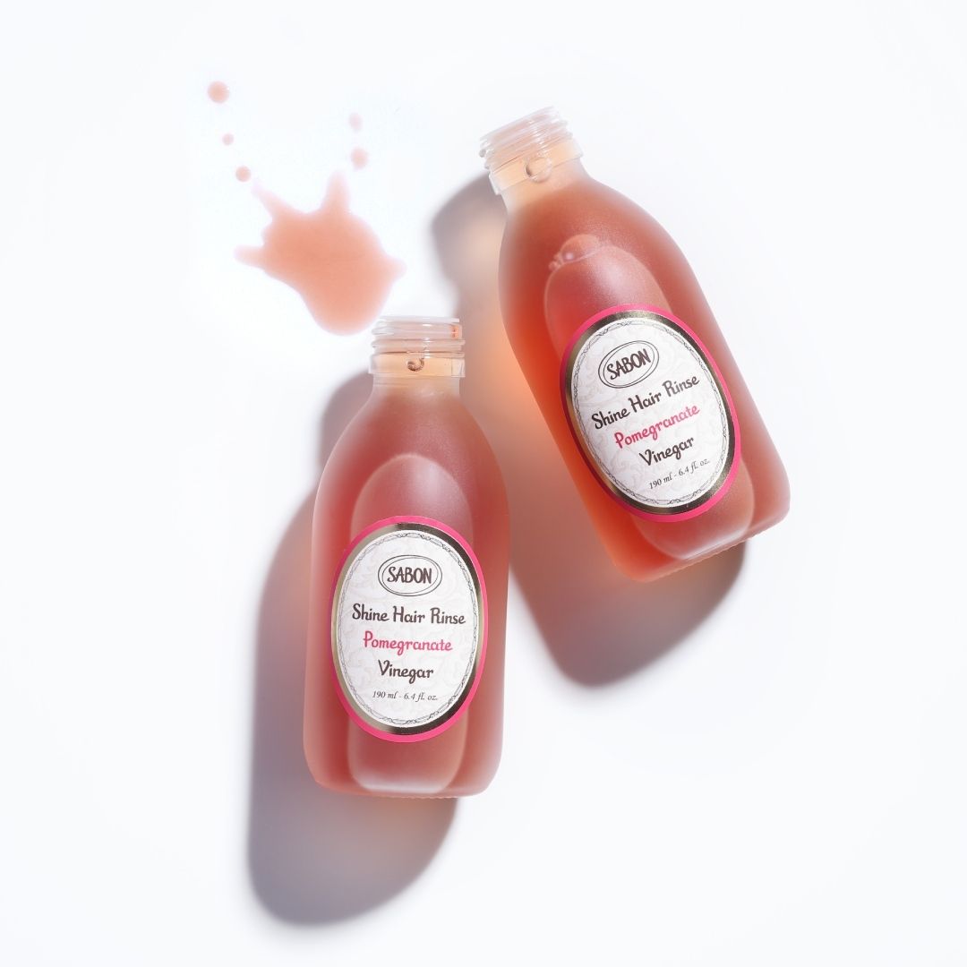 ✩新品✩ 4本セットSABON Shine Hair Rinse Vinegar Hair Rinse Vinegar - Pomegranate Fruity Shine, 190 ml