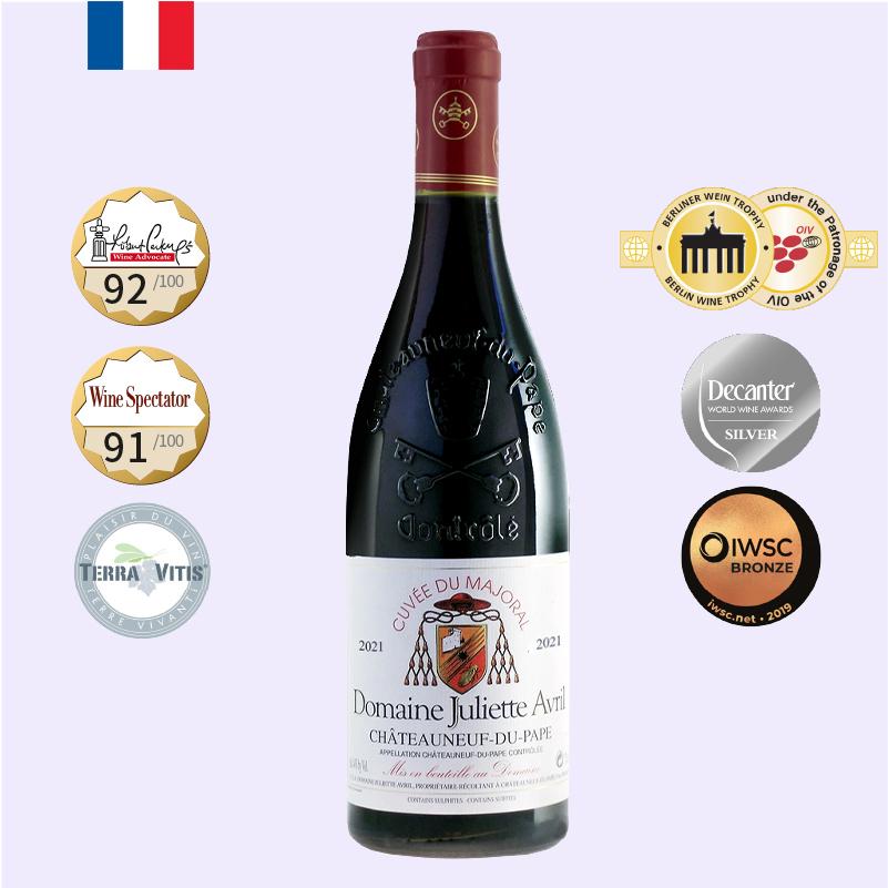 教皇新堡 紅酒 2021 Chateauneuf-du-Pape GSM混釀 AOP/AOC【茱麗葉四月酒莊】 | 佳節送禮