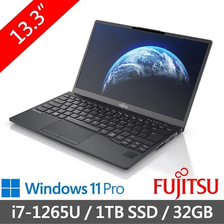 FUJITSU | LIFEBOOK U9312 日本制造13.3 FHD Touch i7-1265U 32GB 1TB