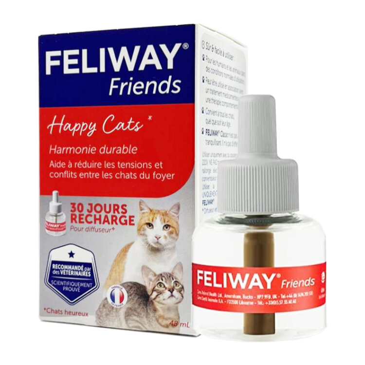 Feliway Friends Diffuseur + Recharge - Conflits entre chats - Ceva