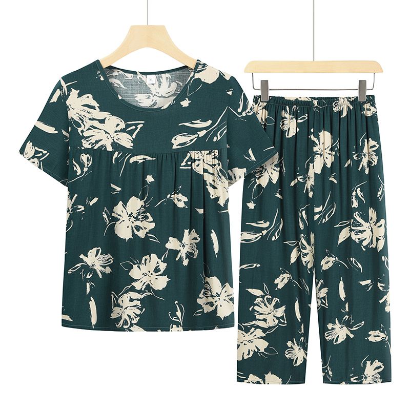 老年人短袖套裝( XL-4XL碼 18號色）【下單後請聯絡客服確認發貨尺碼】F001099276