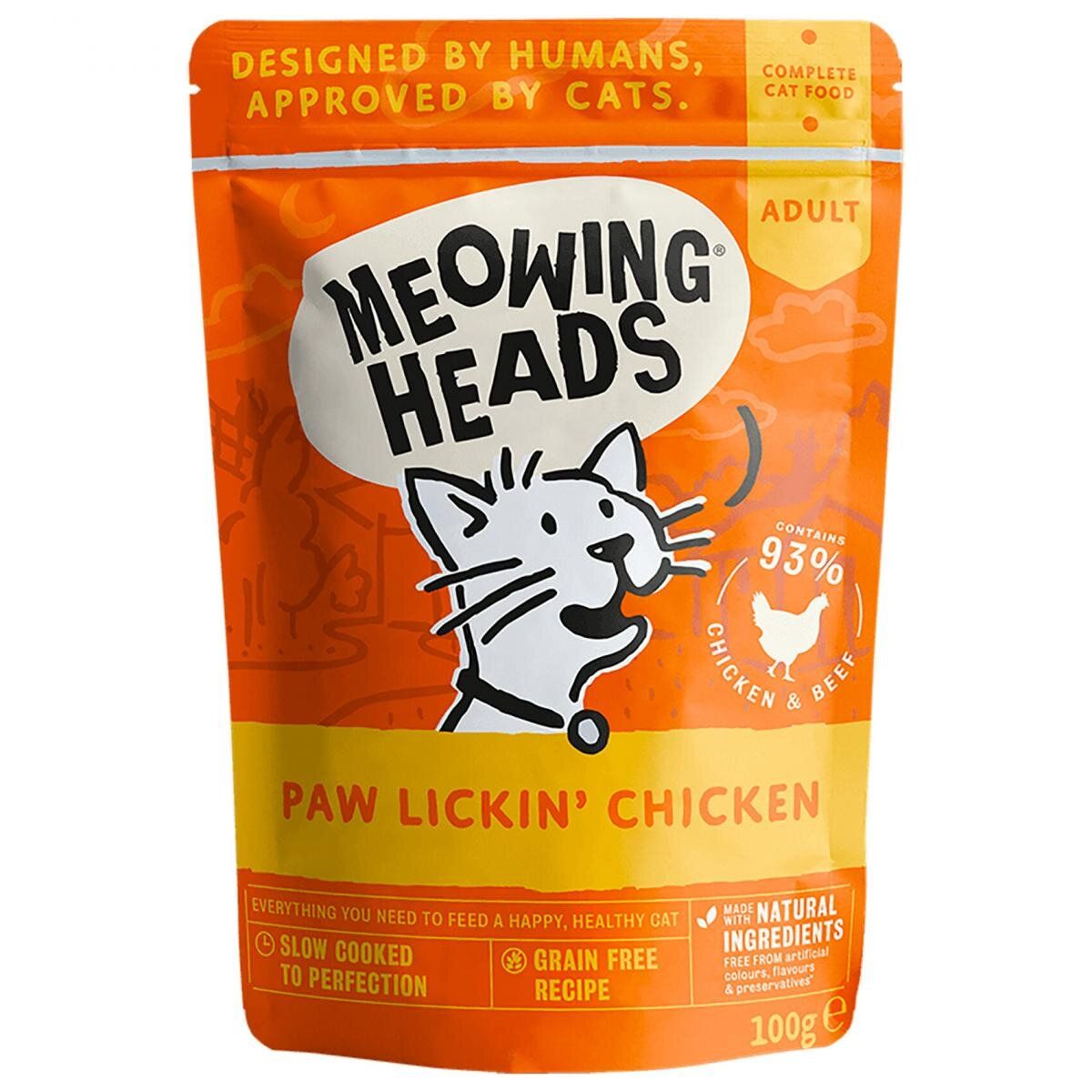 Paw Lickin Chicken Complete Adult Cat Wet Food 100G 