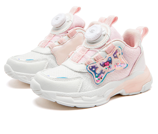 旋轉紐扣運動鞋(GS7971粉色)(尺碼27-38碼)(下單後聯絡客服確認發貨尺碼)