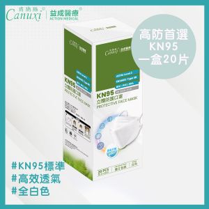 成人KN95 高透氣魚嘴型立體防護口罩