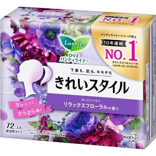 KAO- Le Er Ya Ultra thin Breathable Pad 14cm 72 pieces (comfortable floral fragrance)