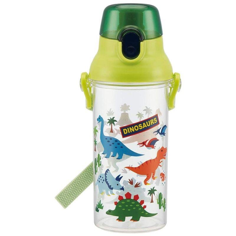 Skater - Dinosaur Water bottle Antibacterial One touch Bottle 480ml (Parallel Imports Product)