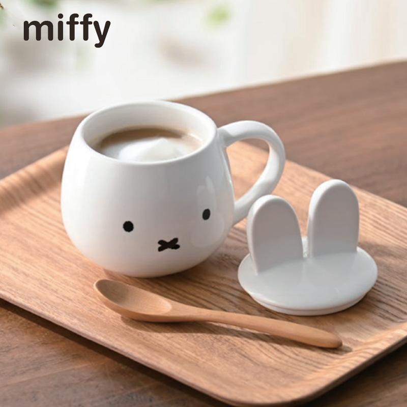 Kanesho | Miffy ear caps mug 270ml ceramic supplies 4964412200013