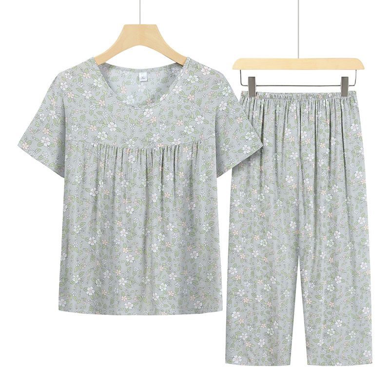 老年人短袖套裝( XL-4XL碼 14號色）【下單後請聯絡客服確認發貨尺碼】F001099274