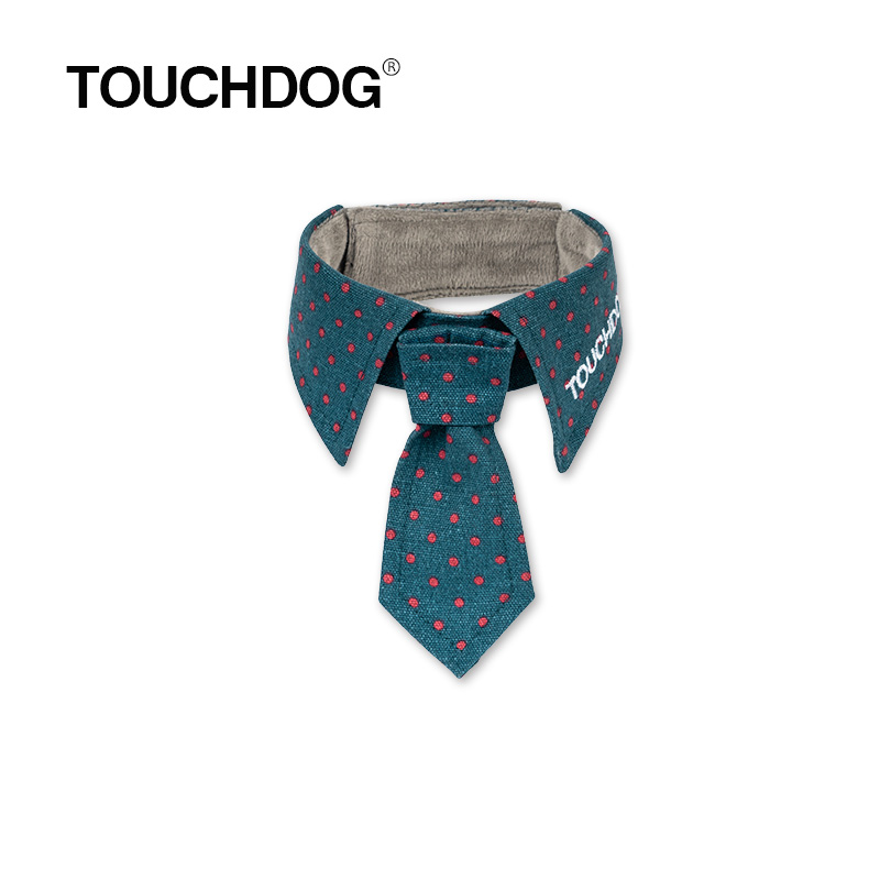 寵物三角圍巾L 墨綠色領呔