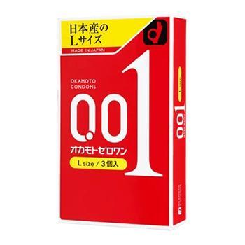 Thinnest condom Okamoto 0.01 condoms (large size)