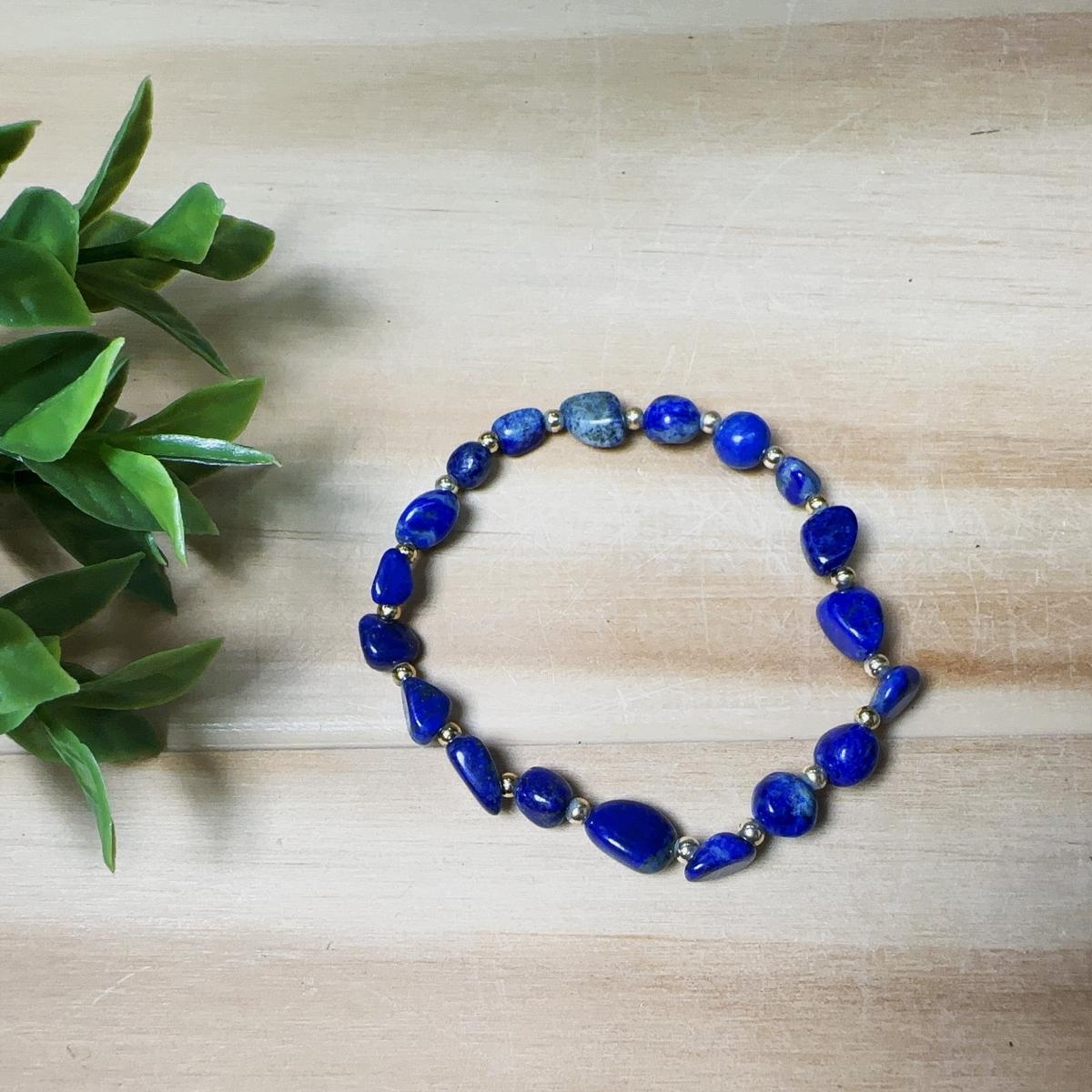 （Lapis Lazuli follow the shape Bracelet）