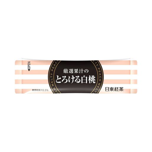 日東紅茶| 日本直送精選果汁白桃口感滑順95克(10包) 山梨縣白桃汁粉