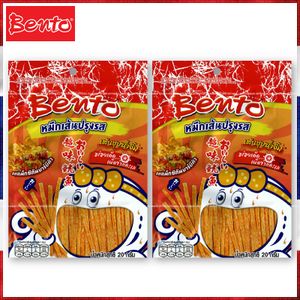 Bento 超味辣魷魚絲(燒烤味) 20克 x 2包