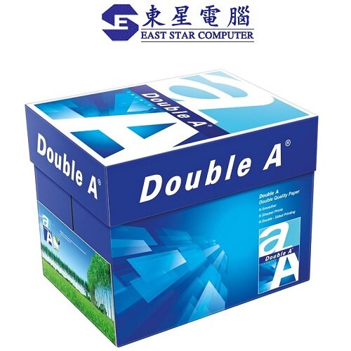 ( A4紙5包 )  Double A A4 Paper 80gsm 優質多功能影印紙 (80G原箱5包 )
