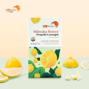 UMF 15+ / 514+ MGO Manuka Honey & Propolis Lozenges (Lemon) (55g) (9421030360093) 