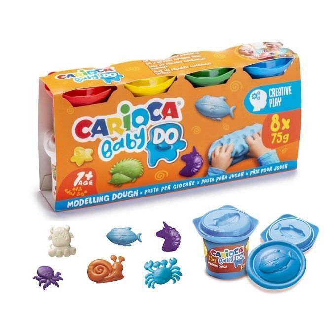 MODELLING DOUGH BABY 8PCS (Authorized Sale)