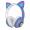 Wireless Bluetooth Pink LED Illuminated Cat Ears Headphones Rechargeable