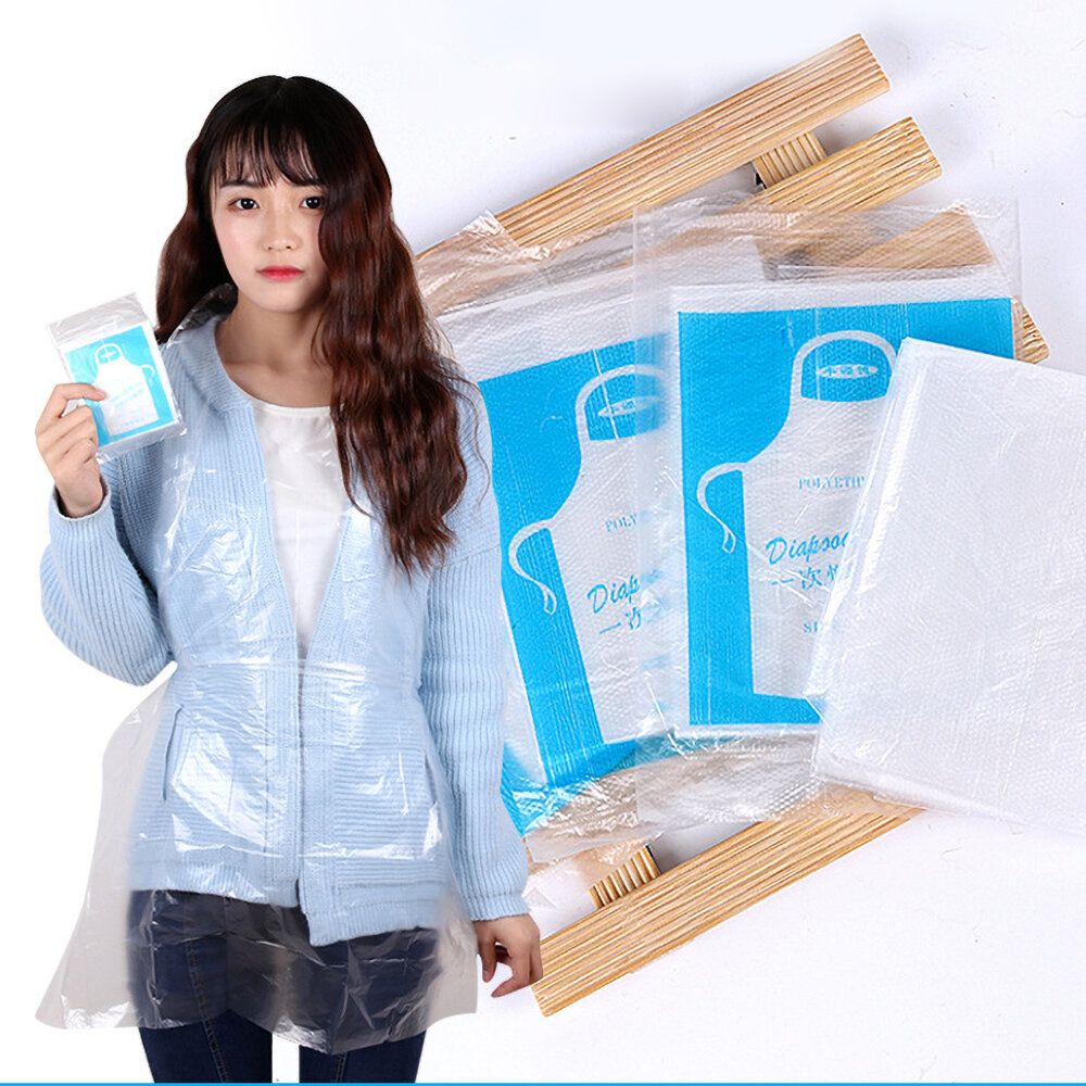 Tuenmall | aprons 20 pieces individually packaged children waterproof ...