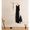 Floor mounted coat hanger -9300 (black)