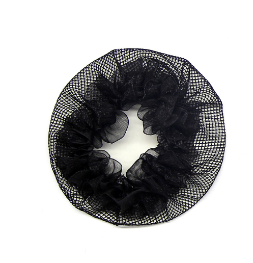 兒童花邊頭飾隱形網套（黑色（1個裝）） #S143018070