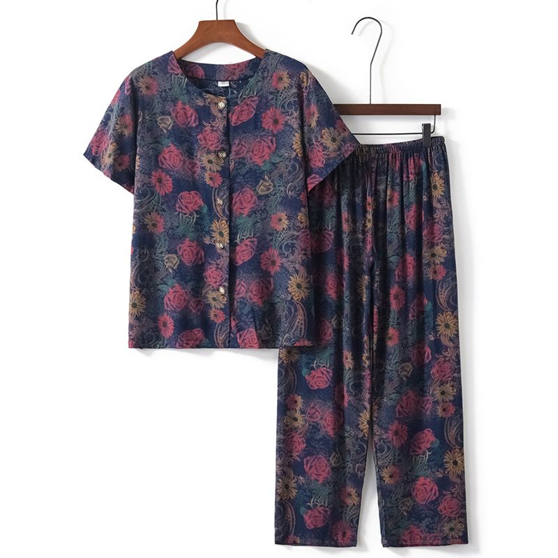 老年人短袖套裝( XL-4XL碼 3號色）【下單後請聯絡客服確認發貨尺碼】F001099041