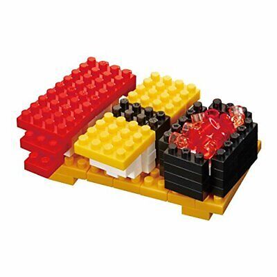 Toyslido．nanoblock | Food Sushi Building Blocks Cartoon Display Toy Gift (120pcs)