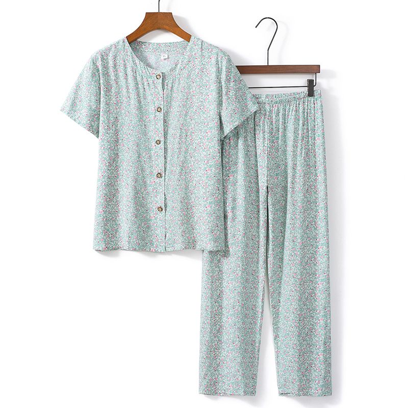 老年人短袖套裝( XL-4XL碼 21號色）【下單後請聯絡客服確認發貨尺碼】F001099053