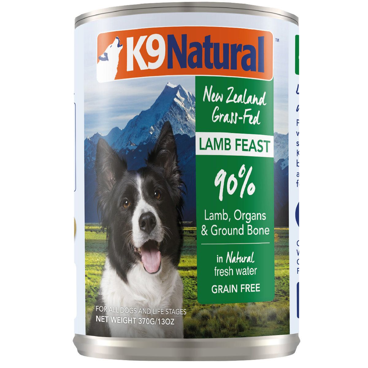 無穀物90%羊肉盛宴全犬配方主食狗罐頭 (370g/13oz) 