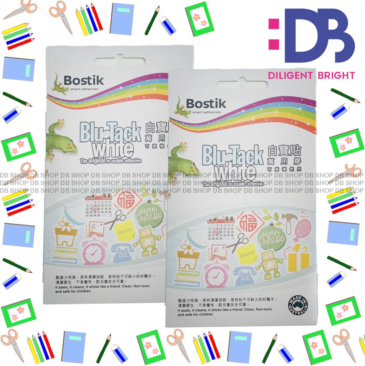 Shop Bostik Blu Tack® White, White Blu Tack