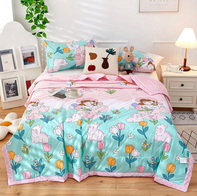 家居純棉薄被 空調被(單被 花仙子)(下單後聯絡客服確認發貨尺碼)