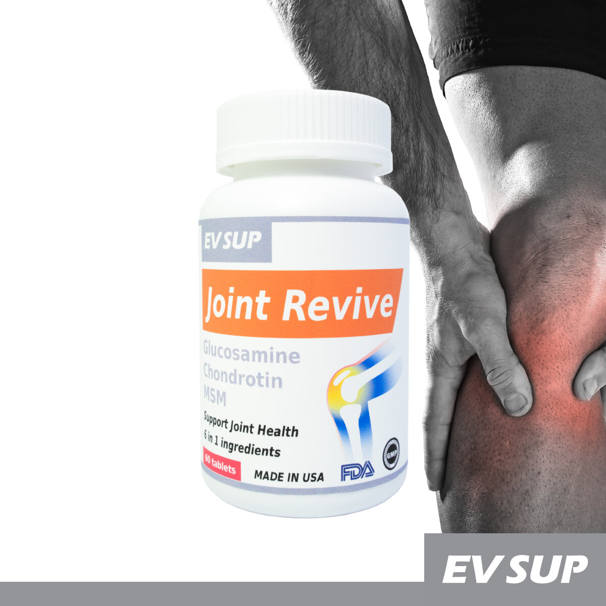 Joint Revive 特強六合一葡萄糖胺軟骨素 60粒裝 改善關節