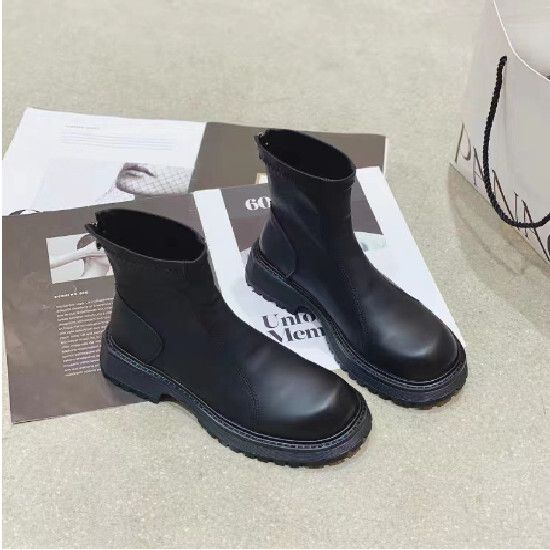 英倫風馬丁靴【黑色】【35-40碼】(下單後請聯絡客服確認發貨尺碼)#K013002381