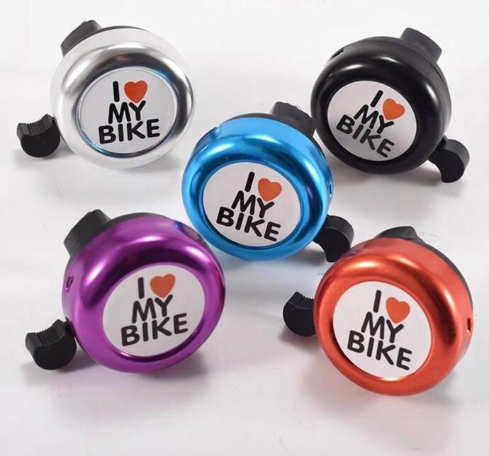 [Purple] I Love My Bike 單車鈴 Bicycle bell, crisp sound, suitable for adults & children's bicycle use