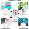 TINY PUMP X (白色) +(L碼真空收納袋 4個裝) /露營用 戶外用 充氣抽氣泵 連露營燈功能(旅行/家居收納神器) - 行貨一年保養