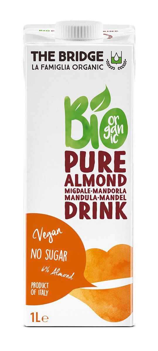 The Bridge Bio Pure Almond Drink (6) 1000mL (Best Before 20250131