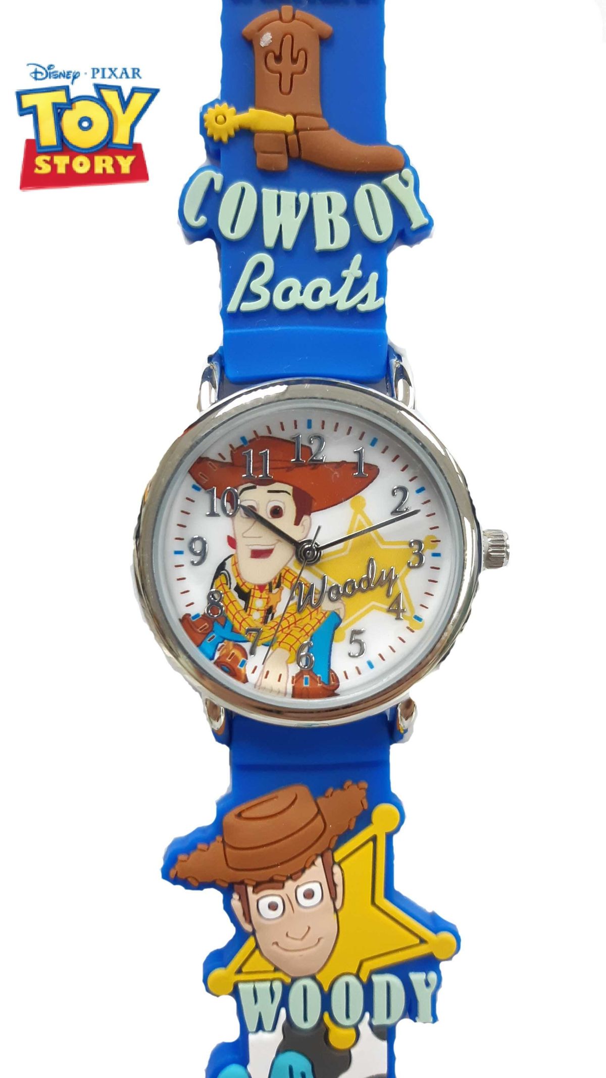 WOODY - Kids analog watch - Blue (Licensed by Disney)