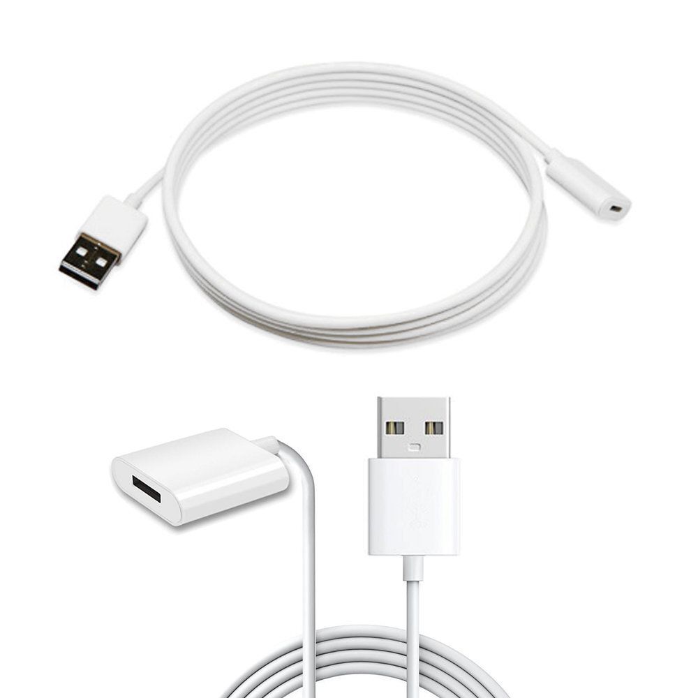 Apple Pencil充電線 蘋果手寫筆1代轉接頭器 Ipad配件USB轉8pin母口1米長 lighting轉