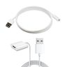 Apple Pencil充電線 蘋果手寫筆1代轉接頭器 Ipad配件USB轉8pin母口1米長 lighting轉